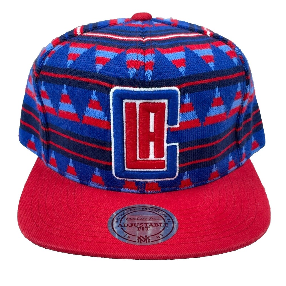 Los Angelos Clippers Hat Snapback Cap Red Blue Aztec Southwestern